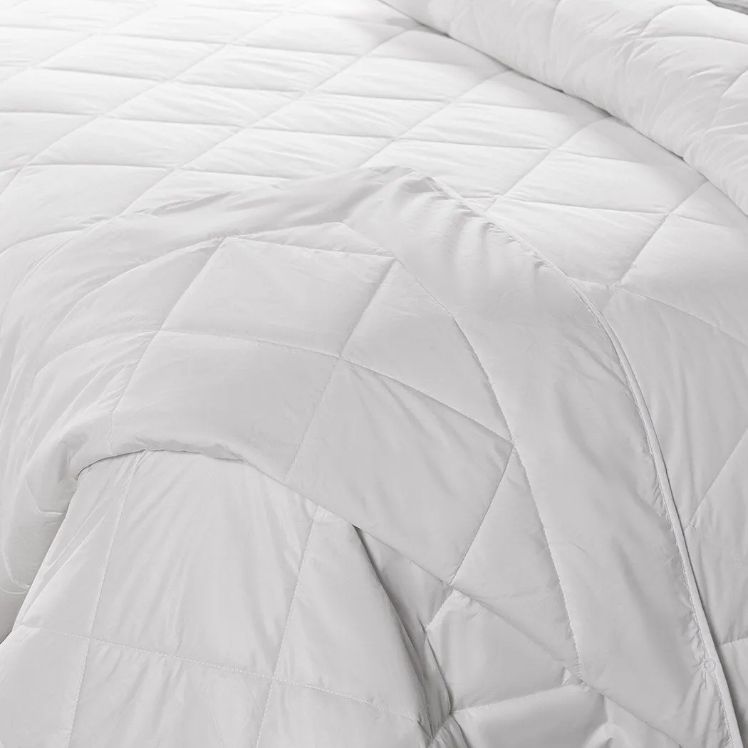 100% Wool Quilt Luxury Doona Duvet Down 600GSM Winter Summer Queen