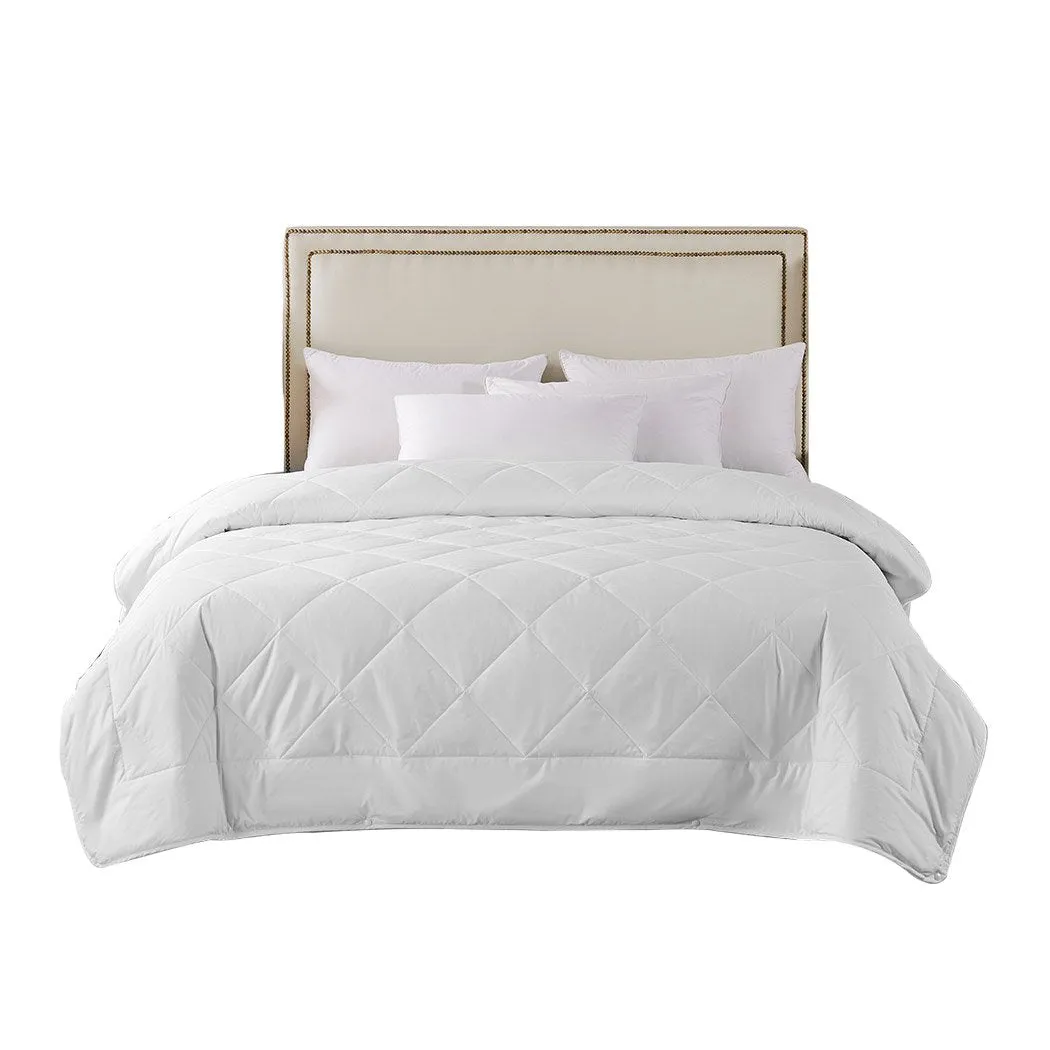 100% Wool Quilt Luxury Doona Duvet Down 600GSM Winter Summer Queen