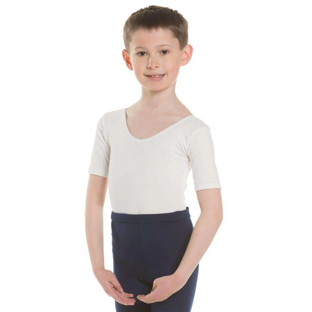 1st Position 1500 Boys white Leotard