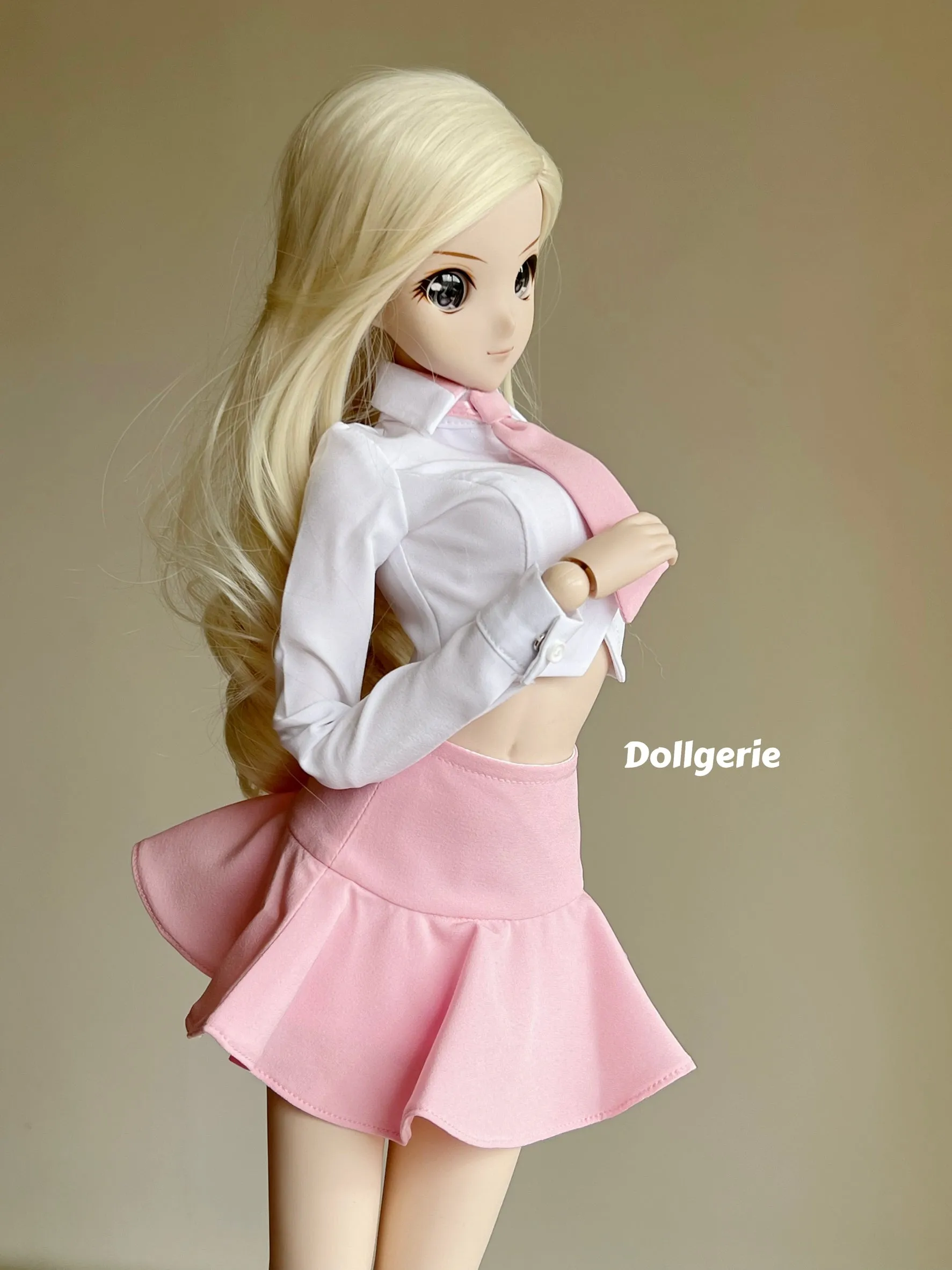 2021 Pink School Girl Uniform for SmartDoll or DD