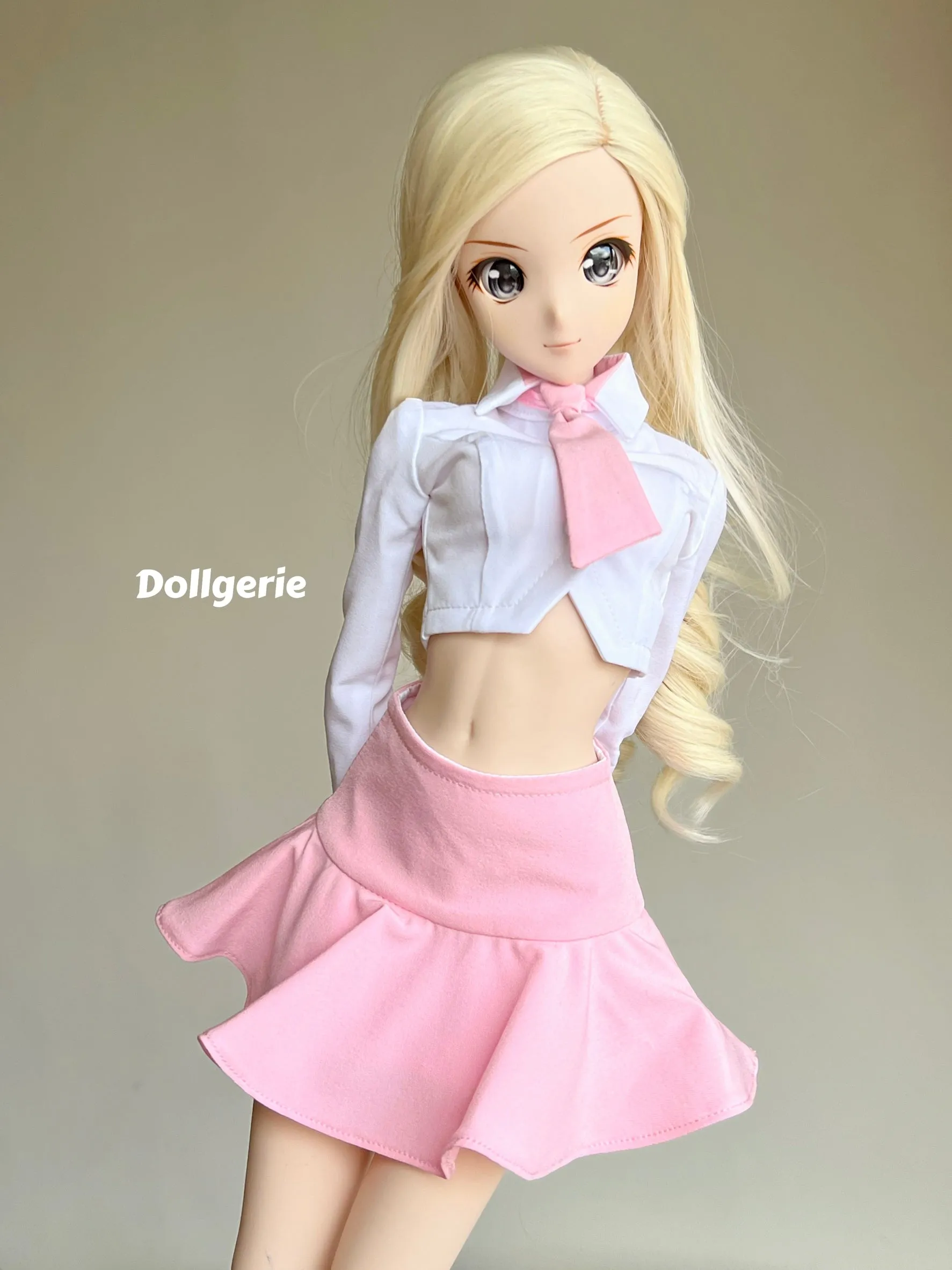2021 Pink School Girl Uniform for SmartDoll or DD
