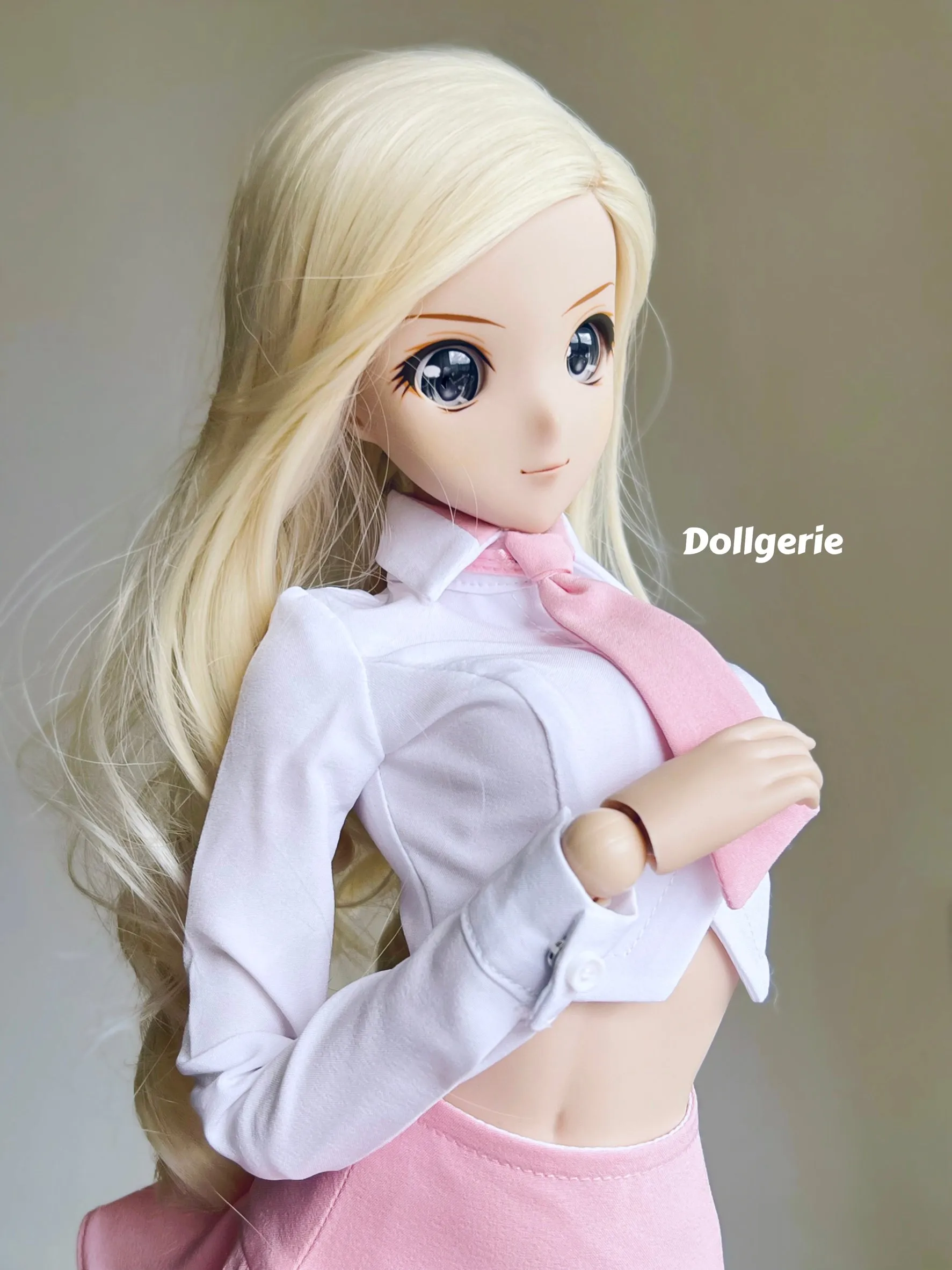 2021 Pink School Girl Uniform for SmartDoll or DD