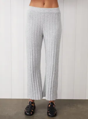 6x6 Sweater Rib Wideleg Pant