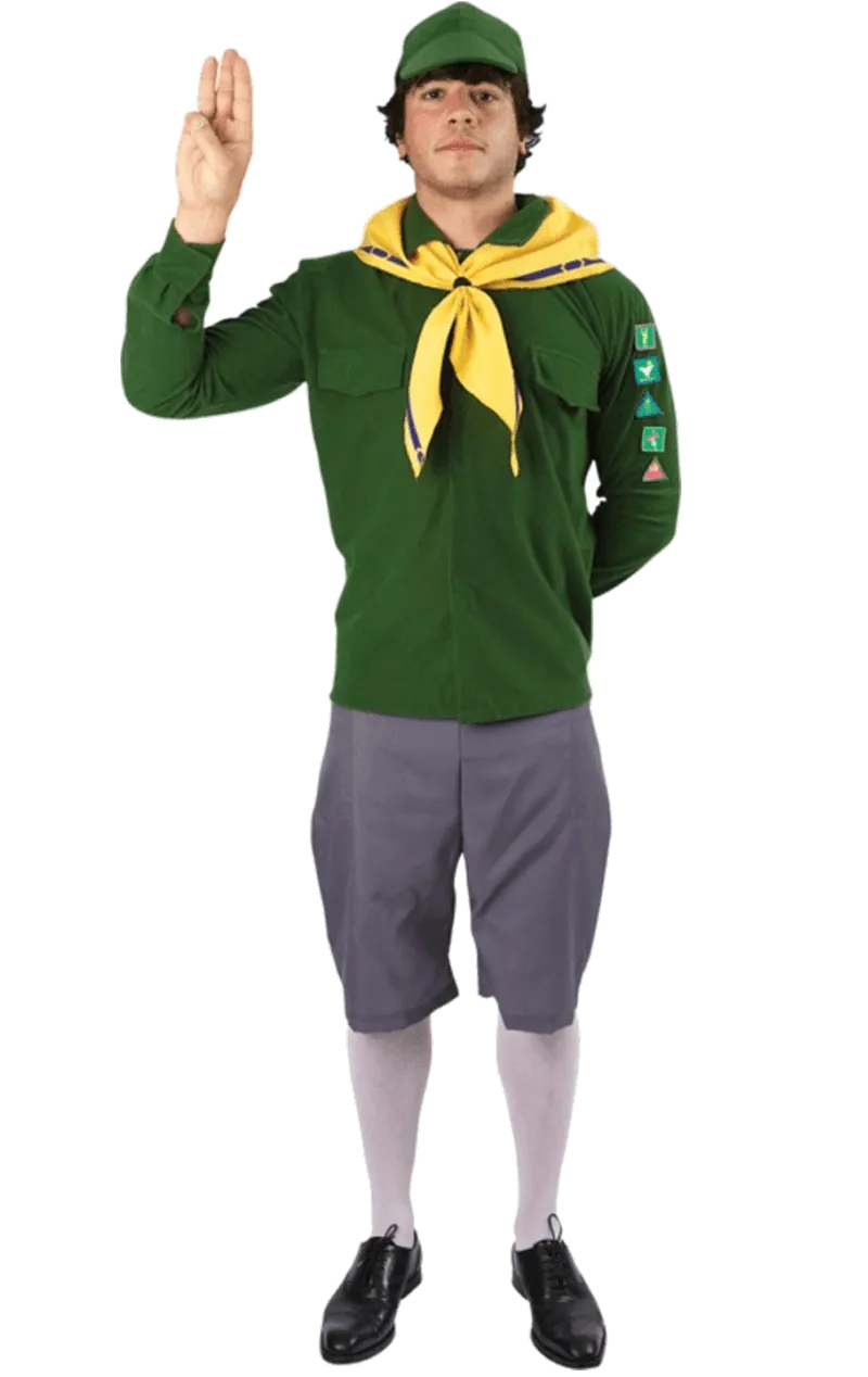 Adult Boy Scout Uniform Costume
