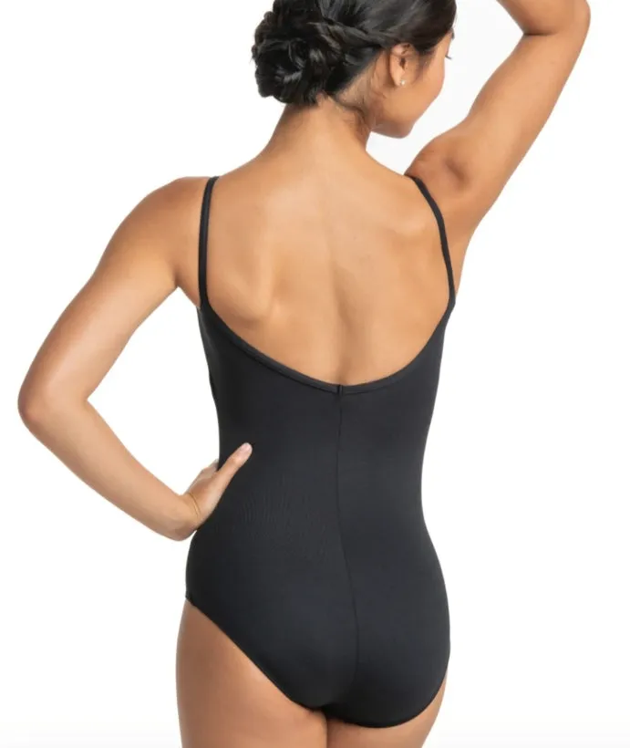 Ainsliewear Girl's Navy Leotard with Princess Straps and Scoop Back : (Aw101)