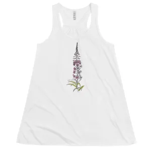 Alaska Wildflowers - Fireweed Flowy Tank