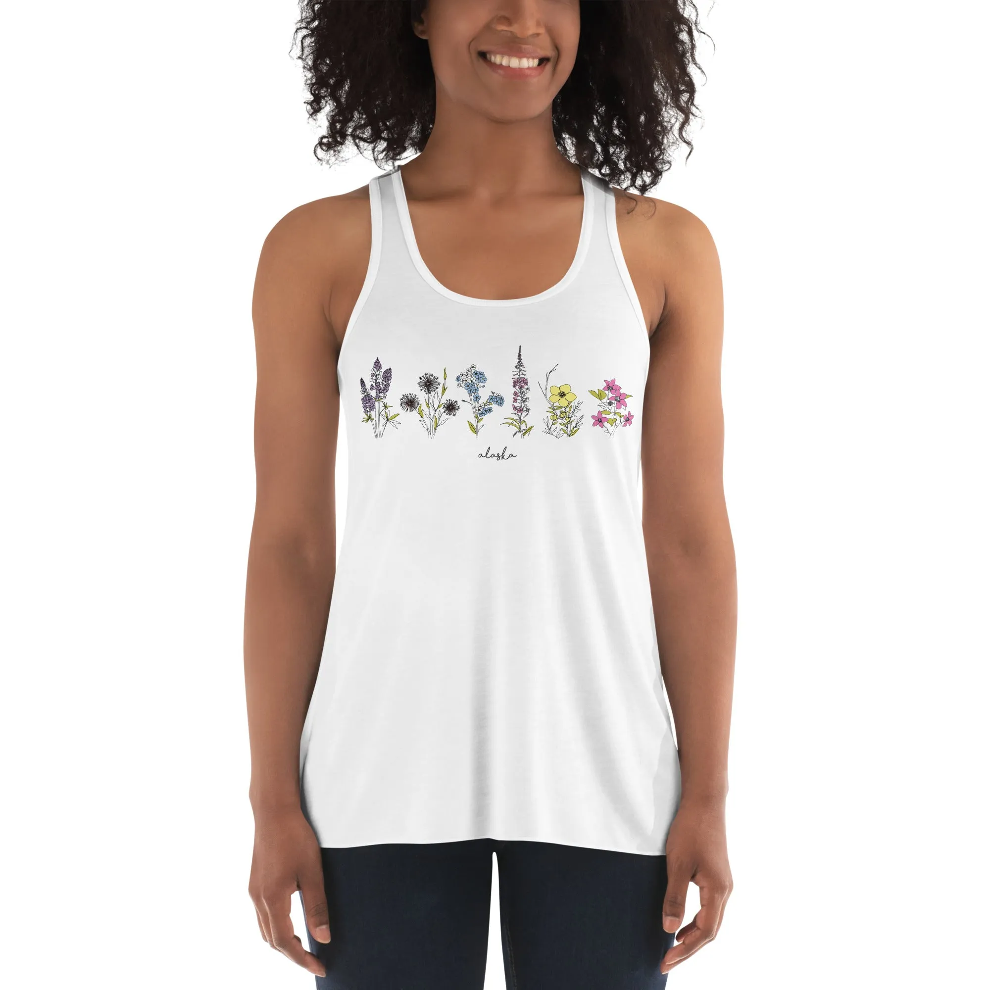 Alaska Wildflowers - Flowy Tank