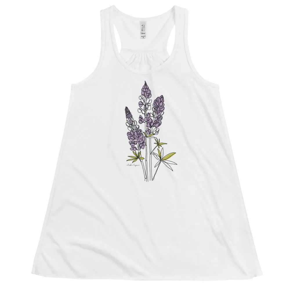 Alaska Wildflowers - Lupine Flowy Tank