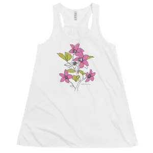 Alaska Wildflowers - Salmonberry Flowy Tank