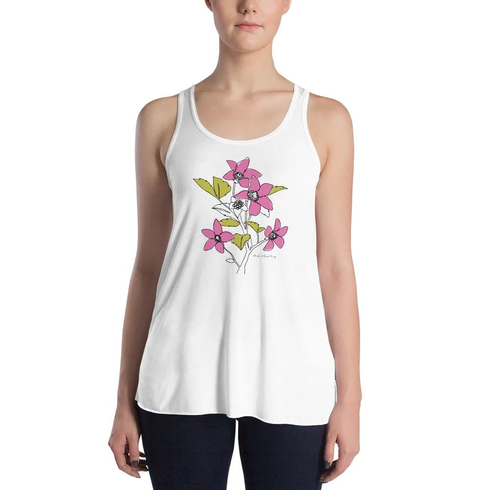 Alaska Wildflowers - Salmonberry Flowy Tank