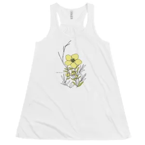 Alaska Wildflowers - Tundra Rose Flowy Tank