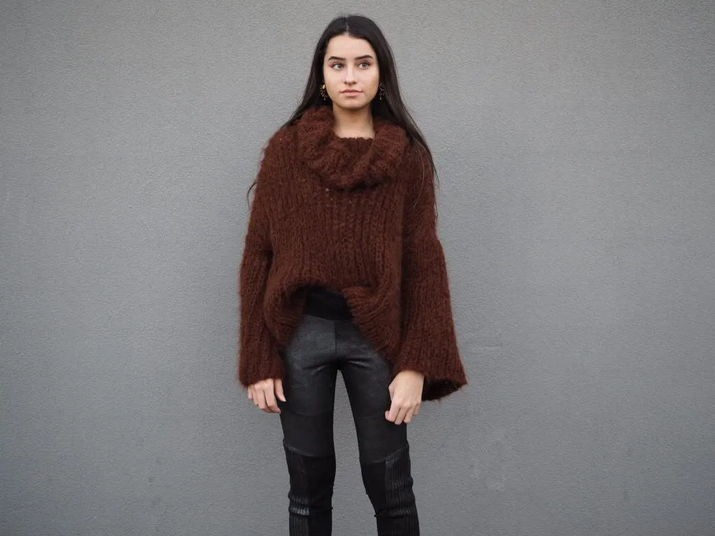 Amano Funnel Neck Suri Sweater by Lorena Laing