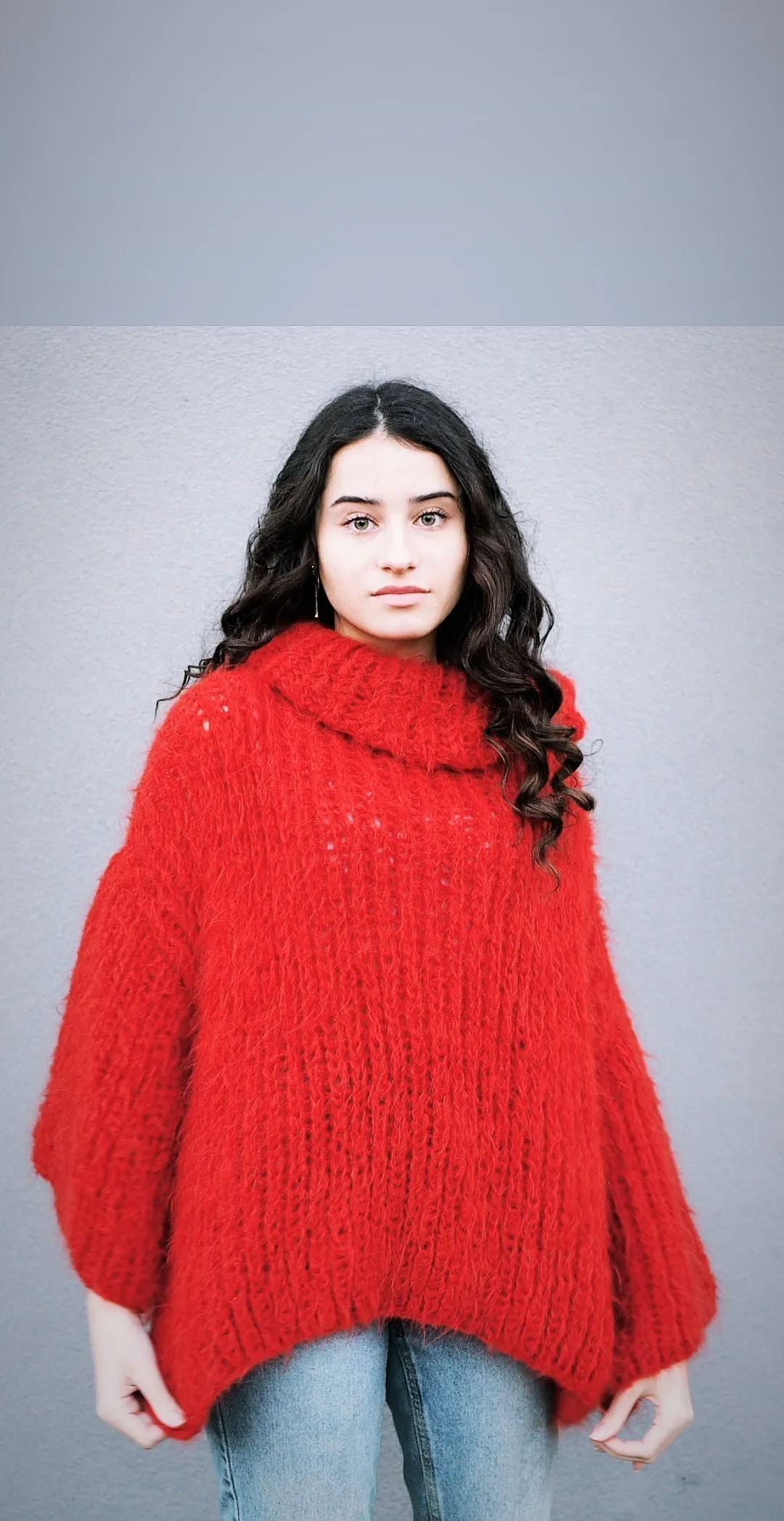 Amano Funnel Neck Suri Sweater by Lorena Laing