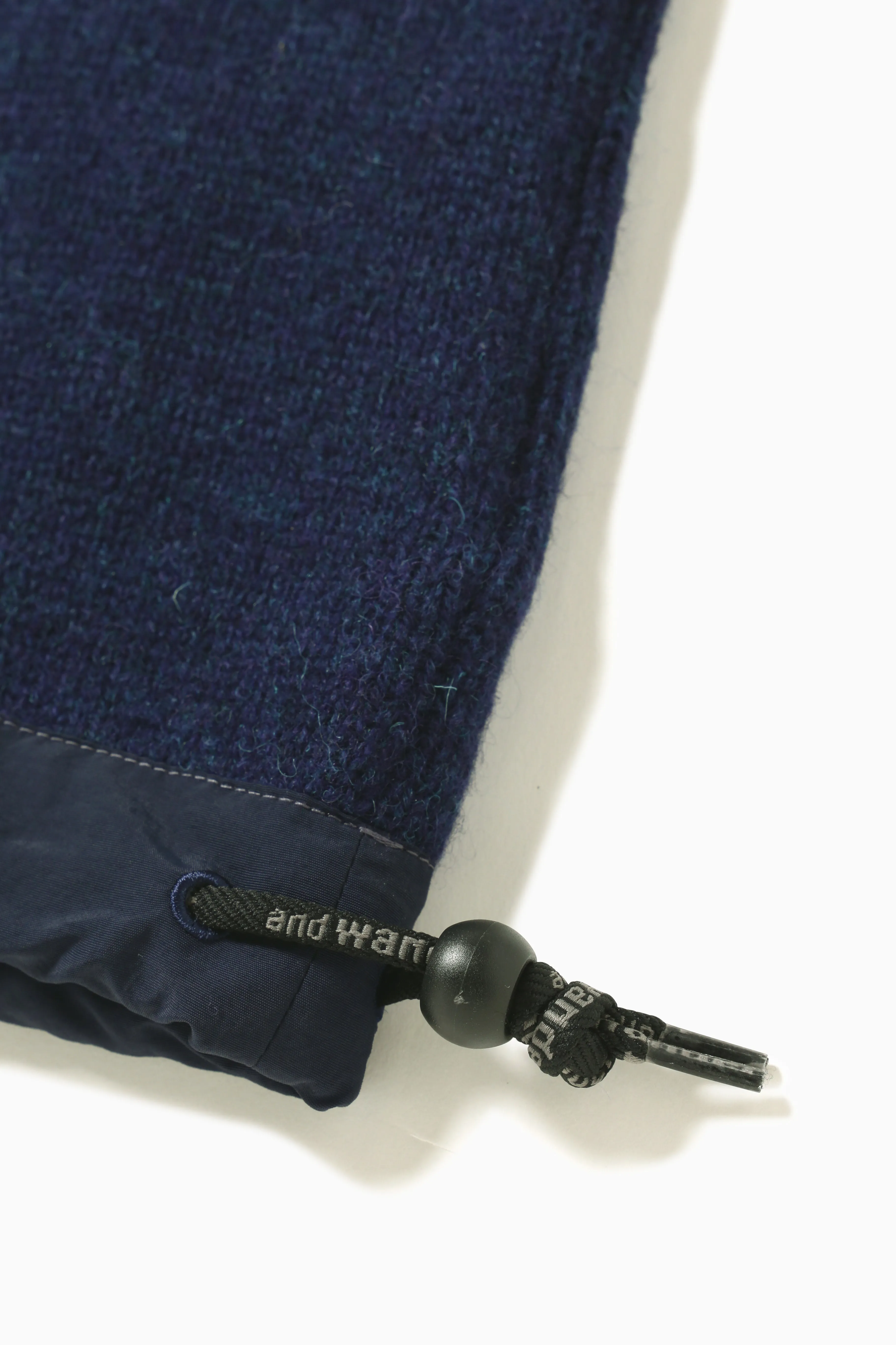 and wander - Shetland Wool Sweater - Blue
