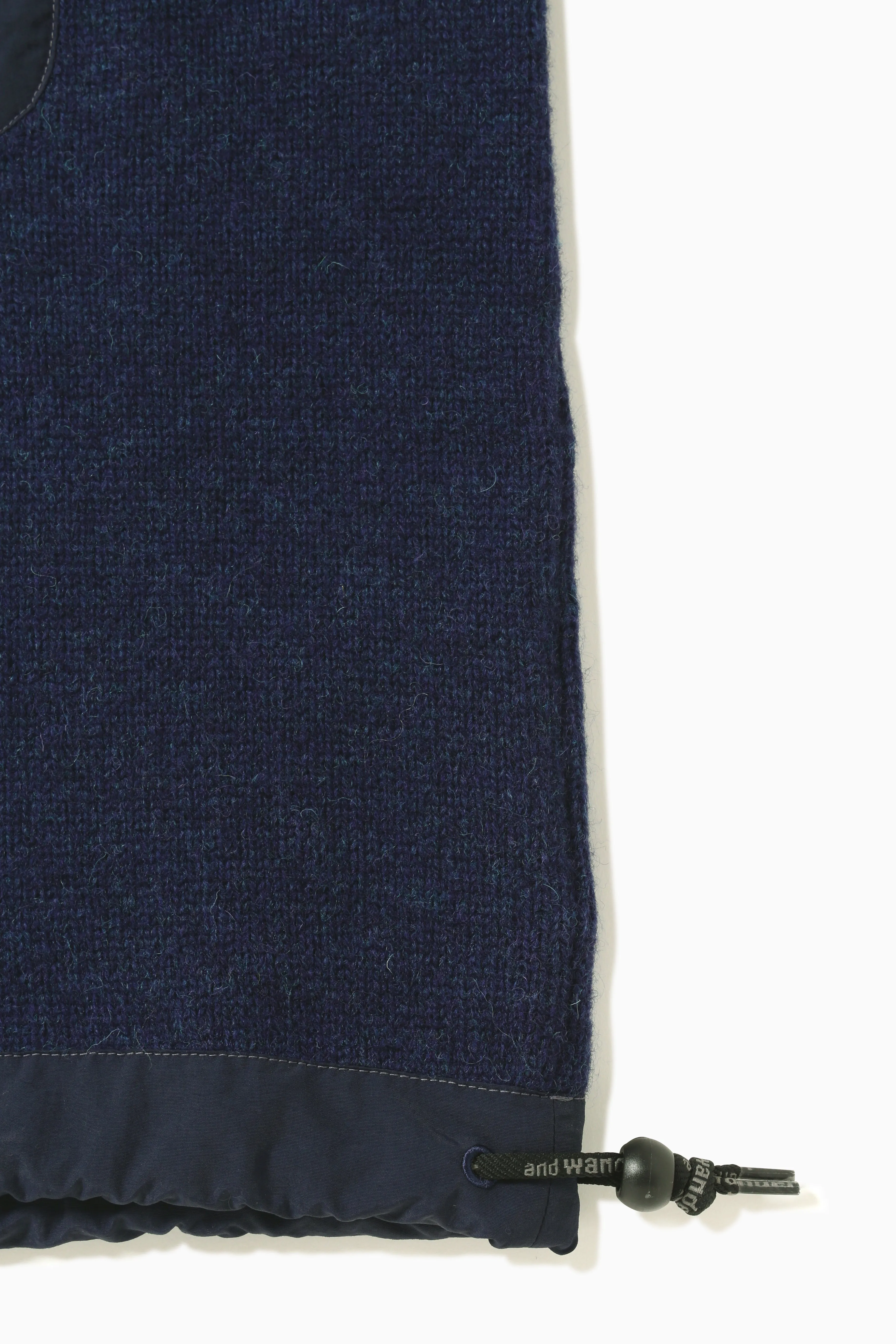 and wander - Shetland Wool Sweater - Blue