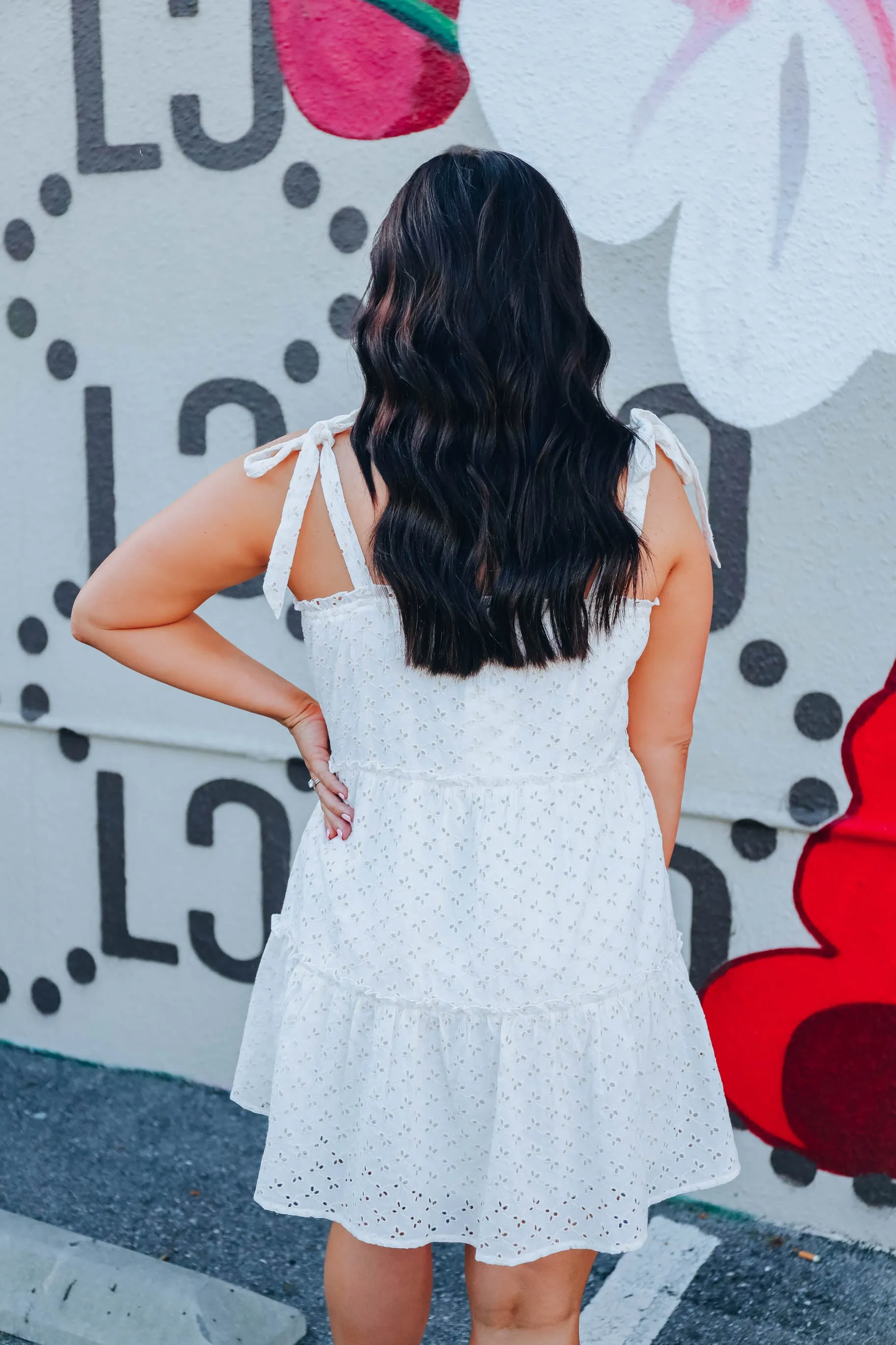 Angelic Ruffle Tiered Sundress - Natural