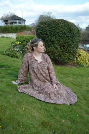 Anika Flowy Cotton Dress UK 14-22