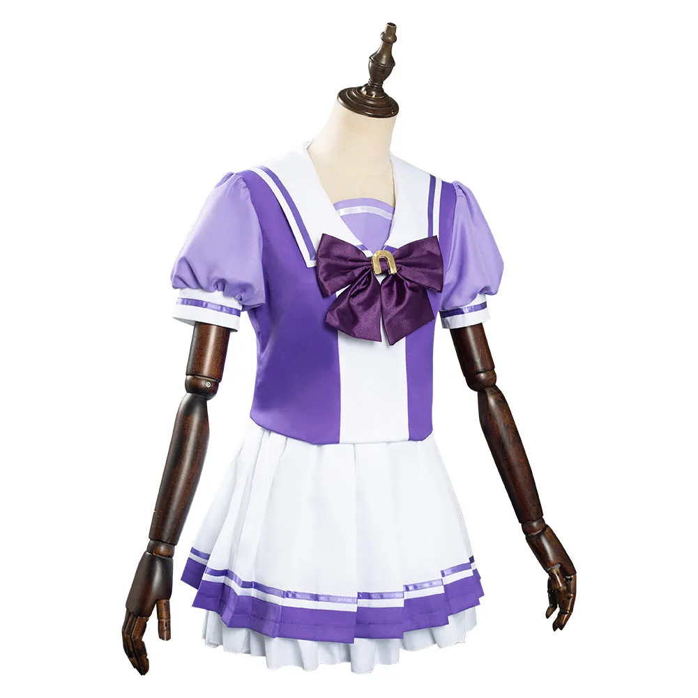 Anime Pretty Derby Halloween Carnival Suit Cosplay Costume School Uniform Dresses