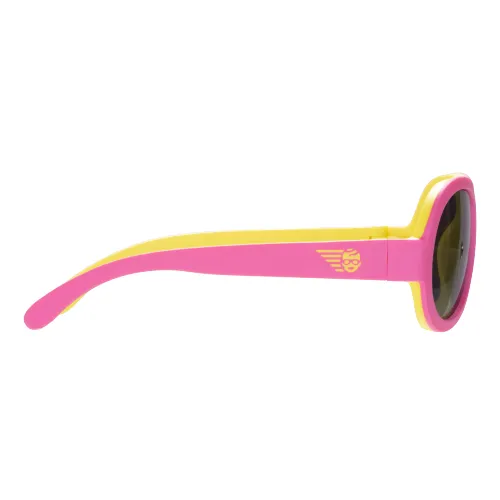 Babiators LE Aviator Sunglasses (Two Tone: Pink Limonade)