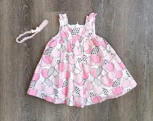 BABY GIRL SIZE 12 MONTHS - MAYORAL Designer Fashion, Summer Dress EUC B16