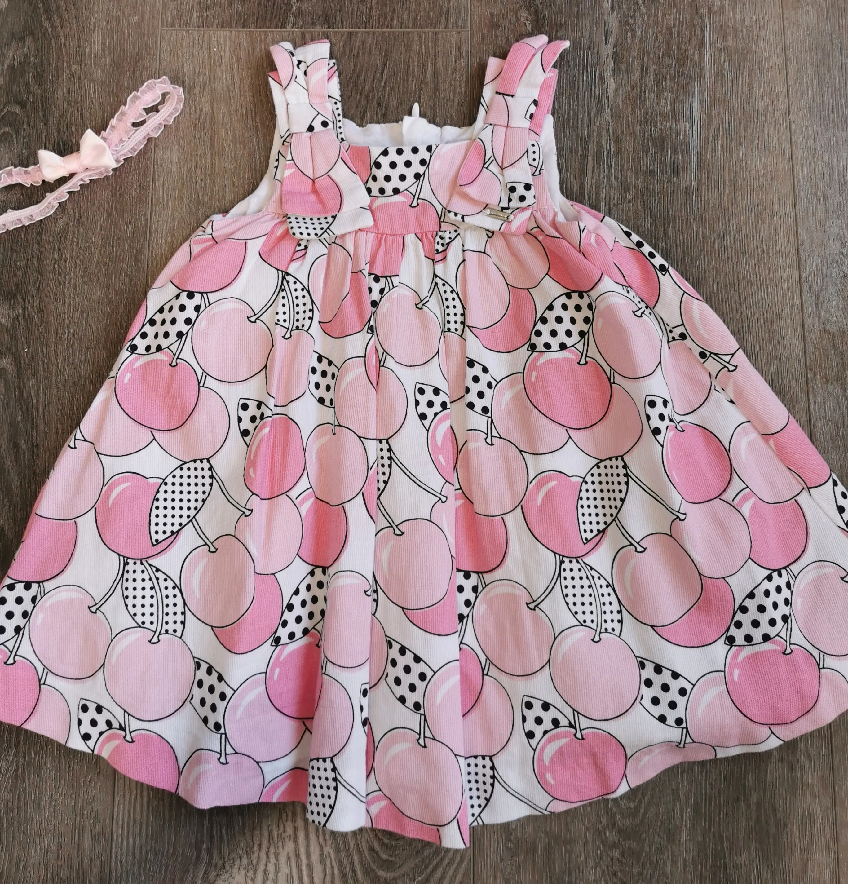 BABY GIRL SIZE 12 MONTHS - MAYORAL Designer Fashion, Summer Dress EUC B16