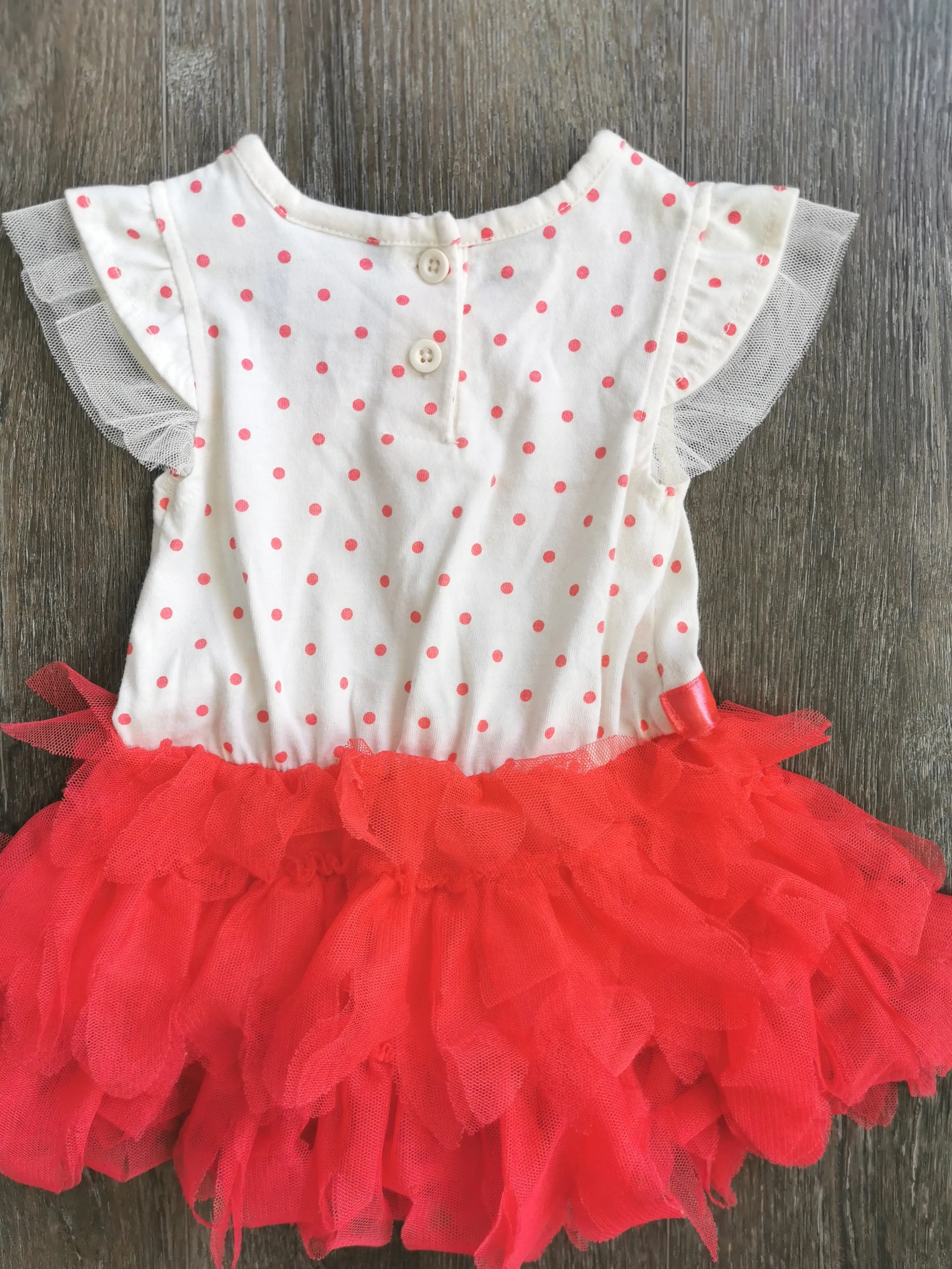 BABY GIRL SIZE 6/9 MONTHS - GIRLS RULE, Tutu Dress NWOT B38