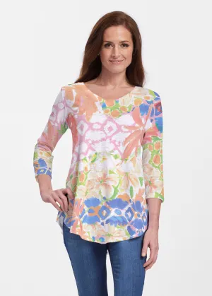 Bali (17254) ~ V-neck Flowy Tunic