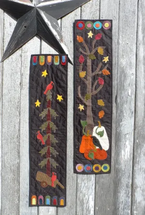 Banner Seasons Too Wool Applique Quilt Pattern