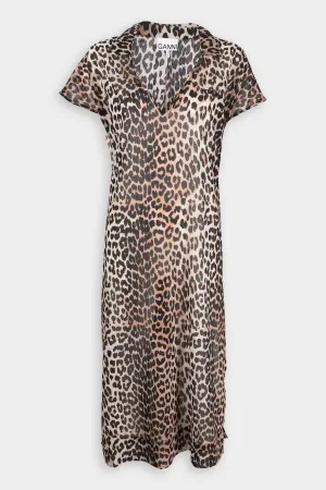 Beach Kaftan in Leopard