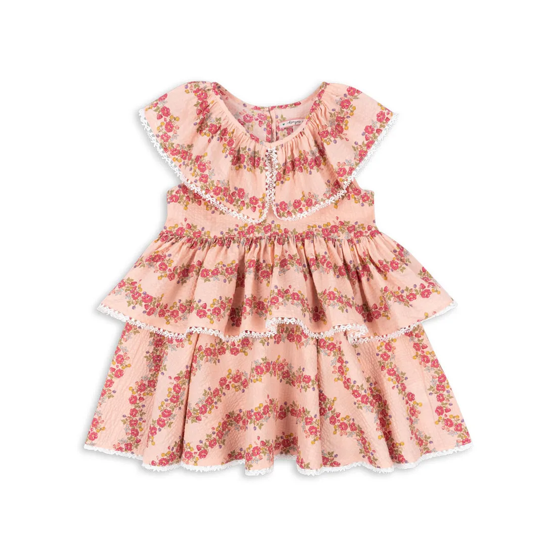 BELLA FRILL DRESS GOTS