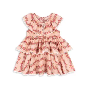 BELLA FRILL DRESS GOTS