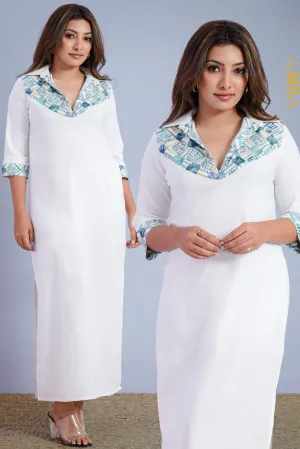 Berry Blossom Kurthi | Kaftan, Bohemian Dress, Floral Dress, Boho Maxi Dress
