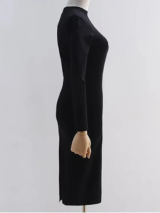 BerryBetty - Fashion Back Cutout Pencil Dress