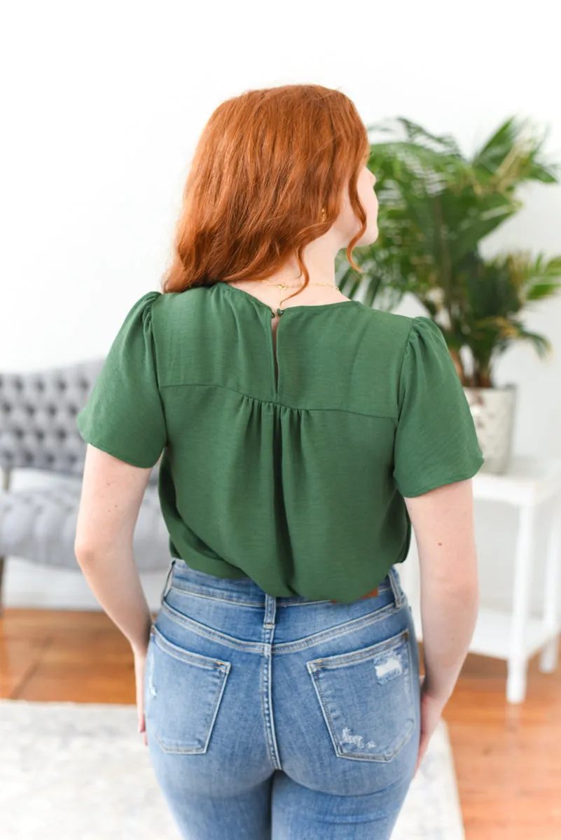 Beyah Flutter Sleeve Top FINAL SALE