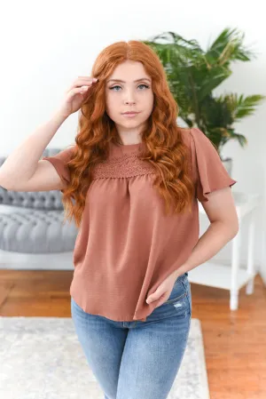 Beyah Flutter Sleeve Top FINAL SALE