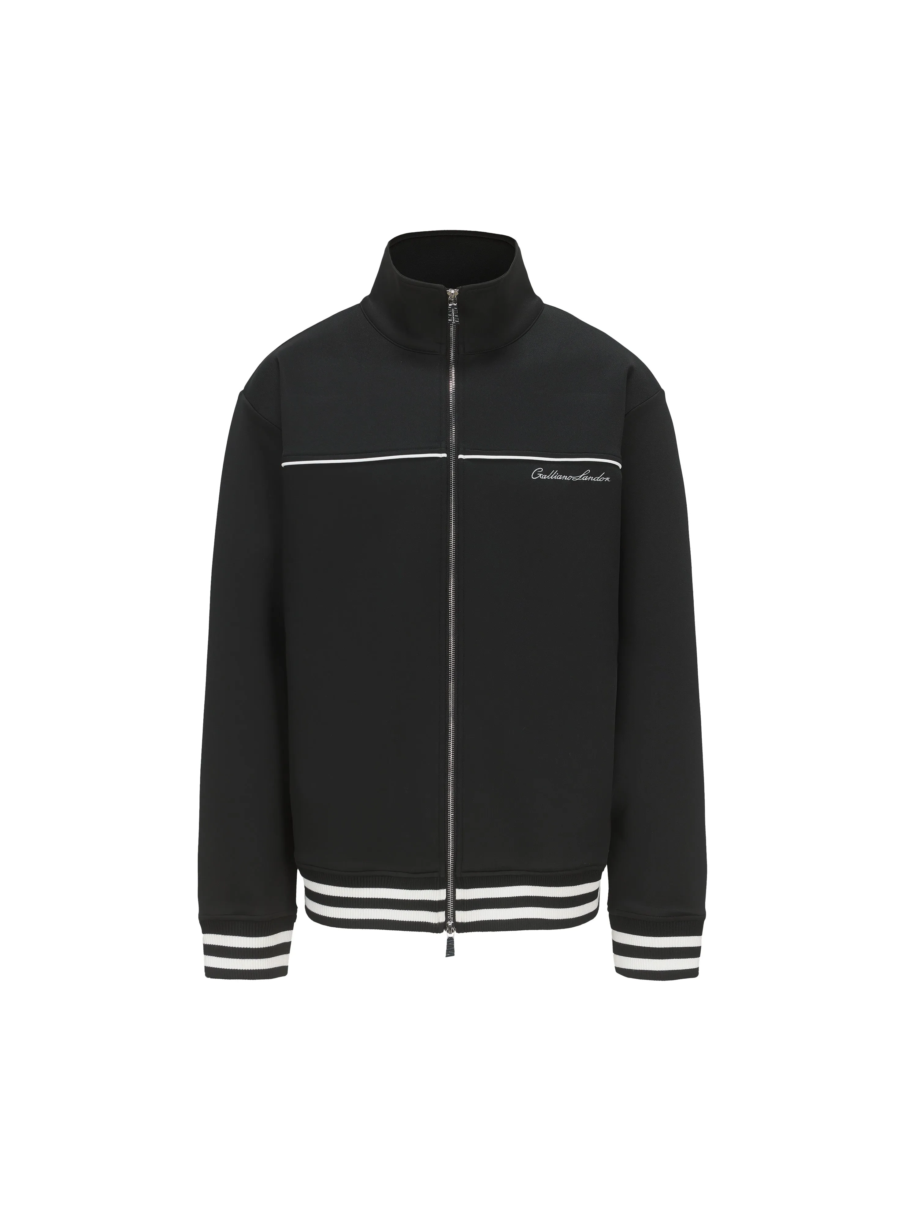 Black & White Retro Patchwork School Uniform Jacket