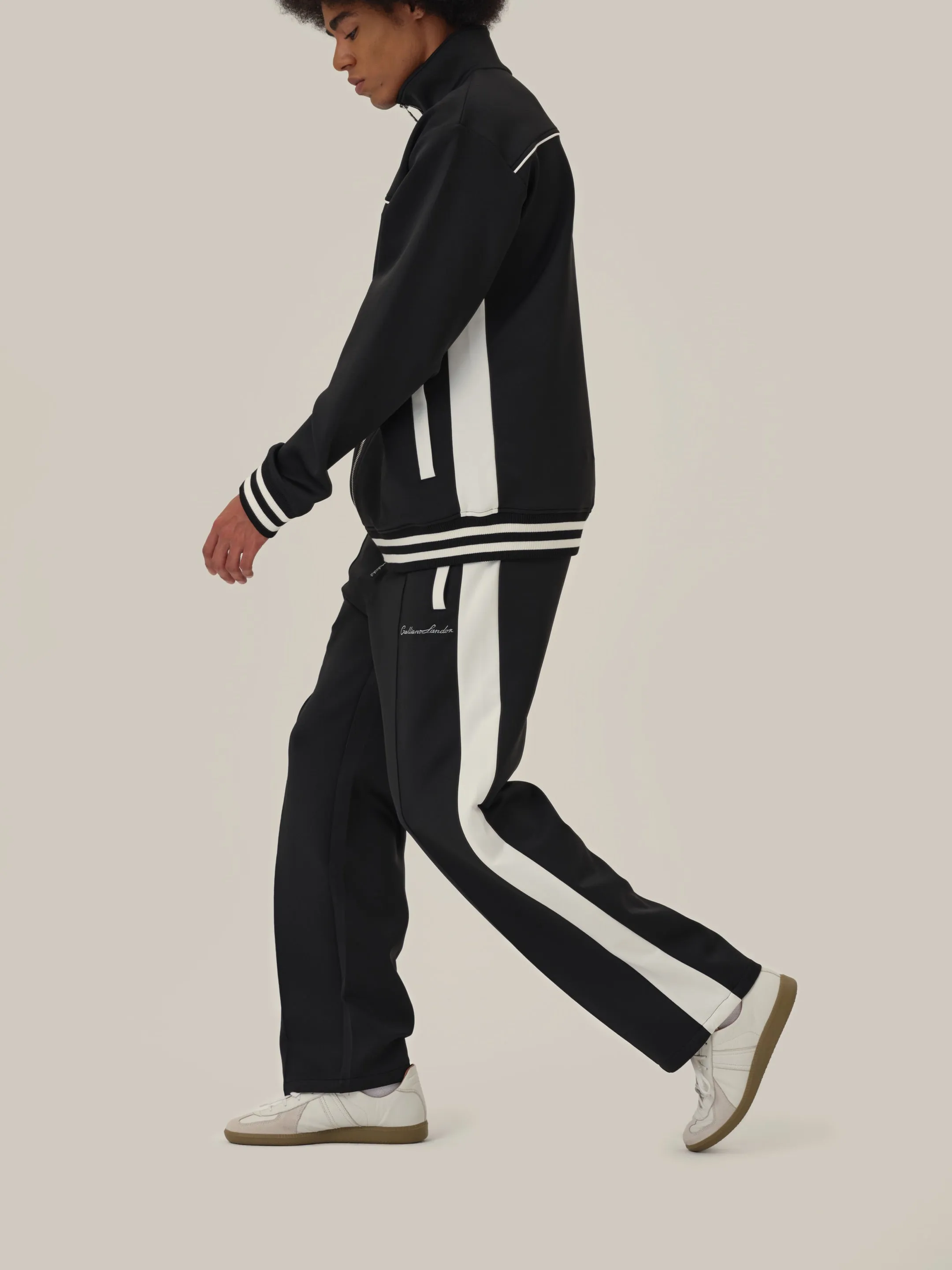 Black & White Retro Patchwork School Uniform Jacket