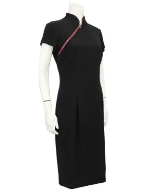 Black Autumn/Winter 2009 Cheongsam Style Cocktail Dress