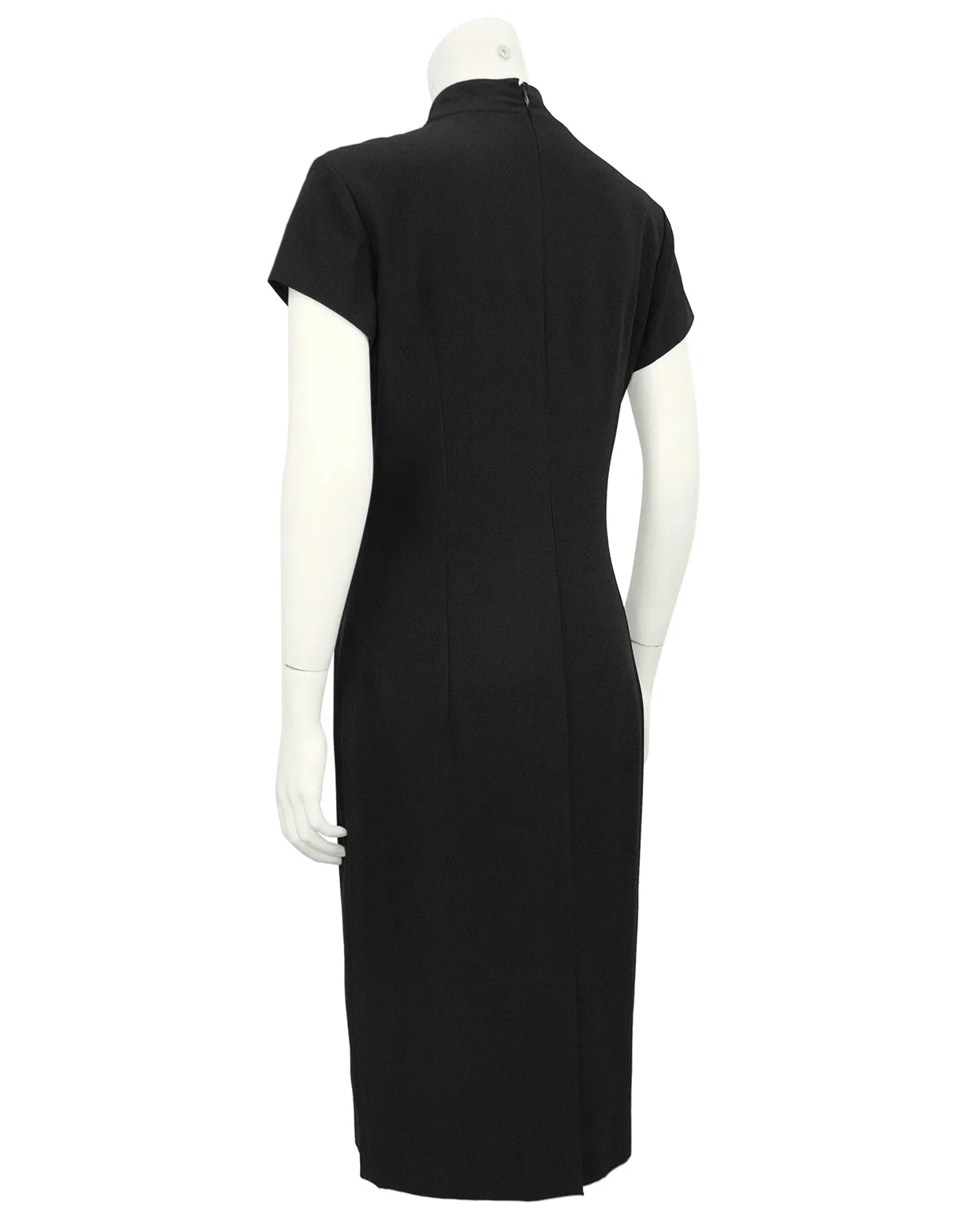 Black Autumn/Winter 2009 Cheongsam Style Cocktail Dress
