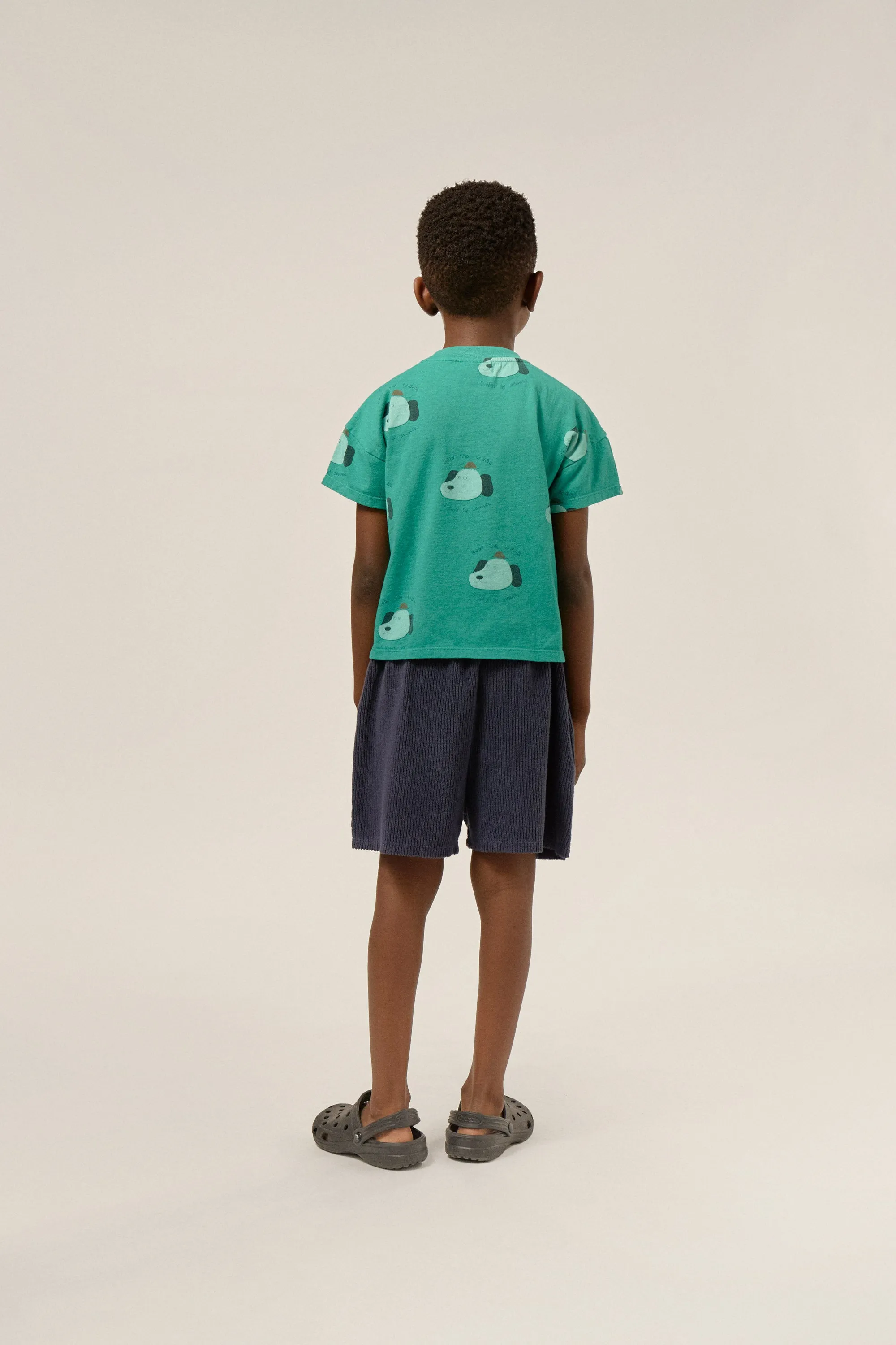 Blue Terry Kids Short