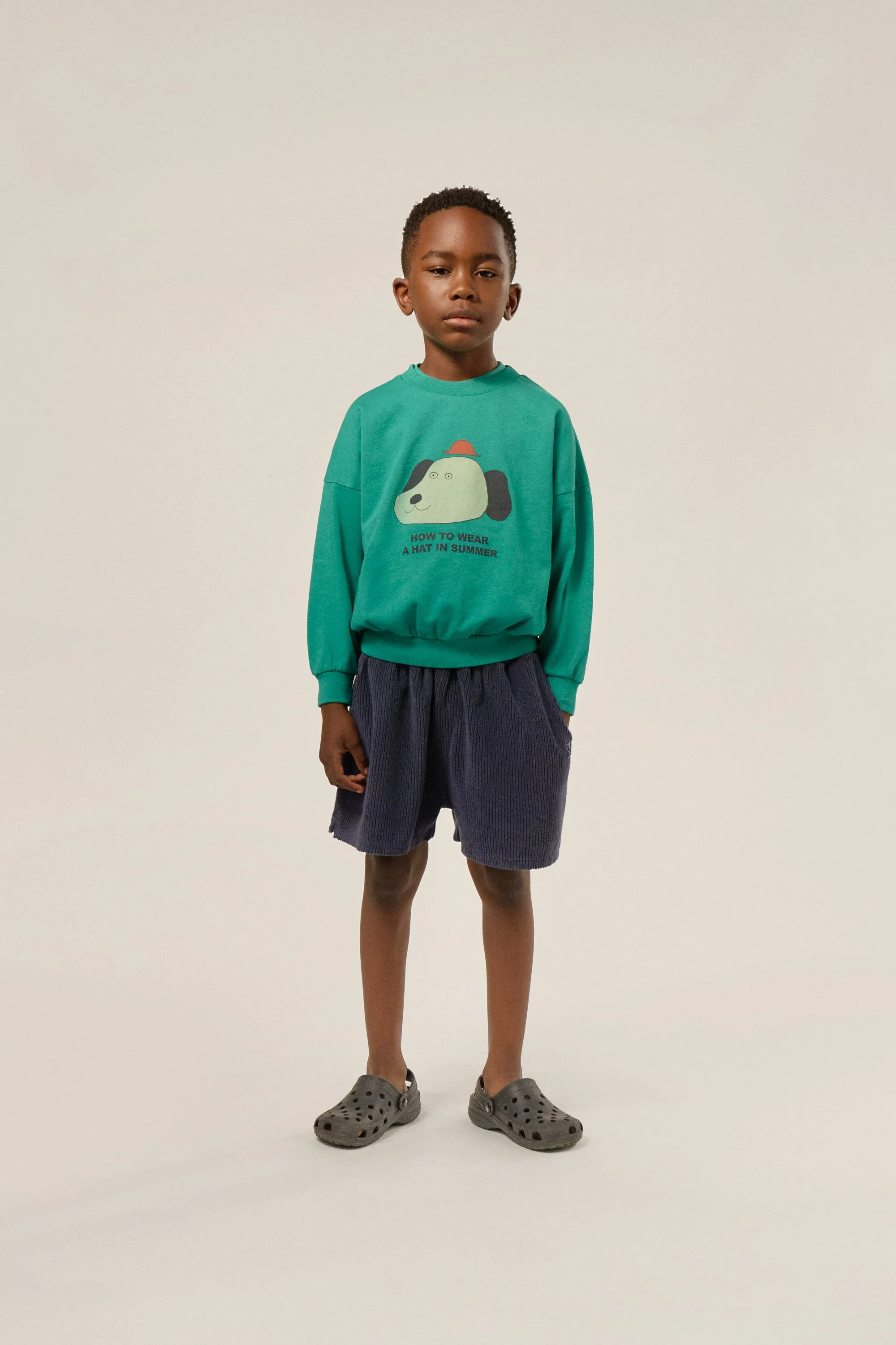 Blue Terry Kids Short