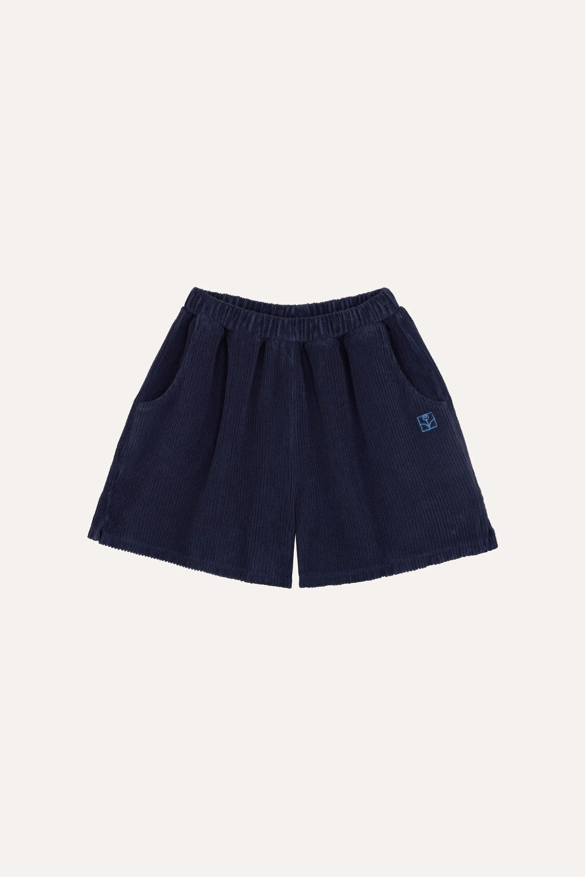 Blue Terry Kids Short