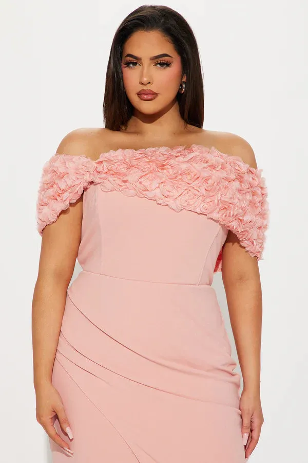 Blush Bouquet Rose Dress