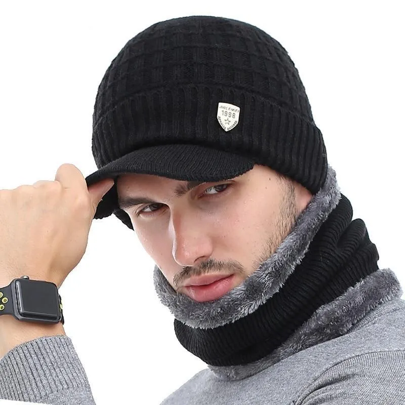 Boho Men's Beanies and Scarf Set (also sold separately)