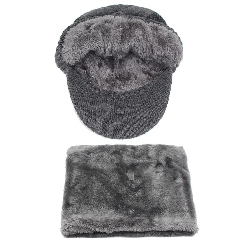 Boho Men's Beanies and Scarf Set (also sold separately)