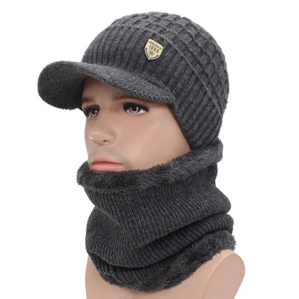 Boho Men's Beanies and Scarf Set (also sold separately)