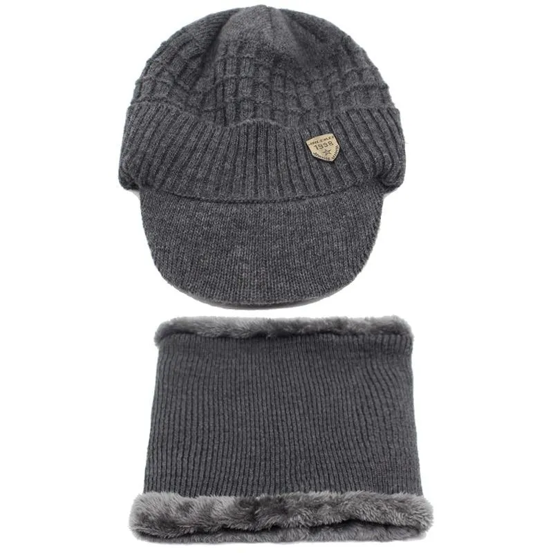 Boho Men's Beanies and Scarf Set (also sold separately)