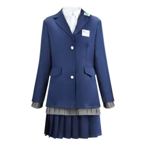 Boku No Kokoro No Yabai Yatsu Yamada Anna Blue School Uniform Cosplay Costume