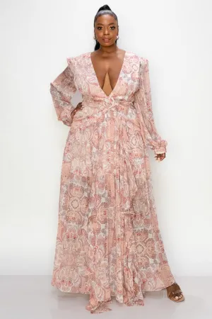 Boujee Maxi Dress - Pink