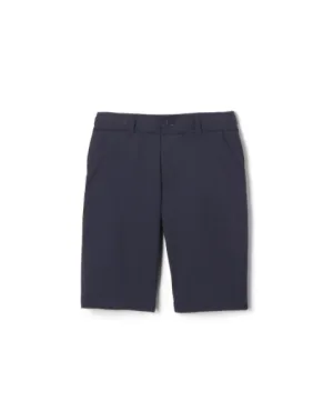 Boys Flat Front Stretch Performance Short {Navy}
